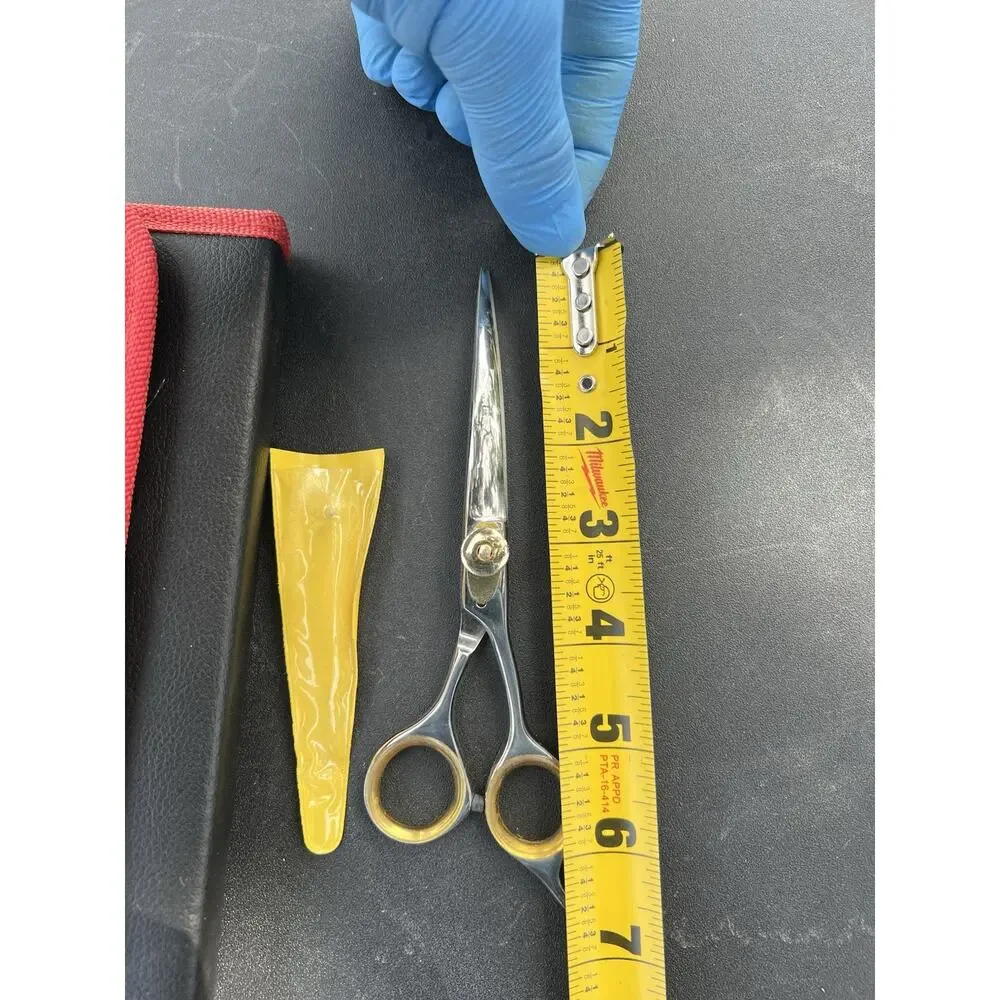 Sharf Gold Touch Grooming Pet Shear, 6.5 Inch Curved Scissors, Use Curved She...